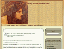 Tablet Screenshot of livingwithendometriosis.org